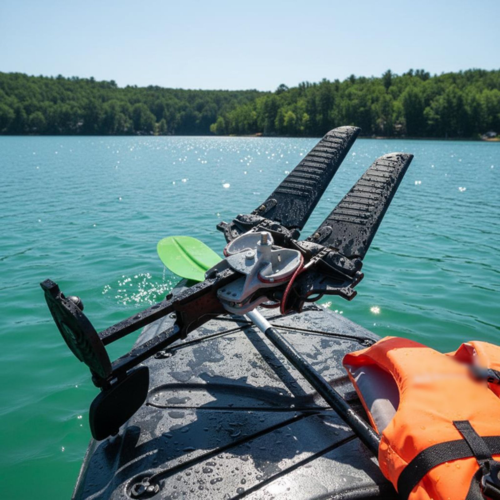Fishing Kayak Pedal Drive - Kayak Pedal Drive System Forward and