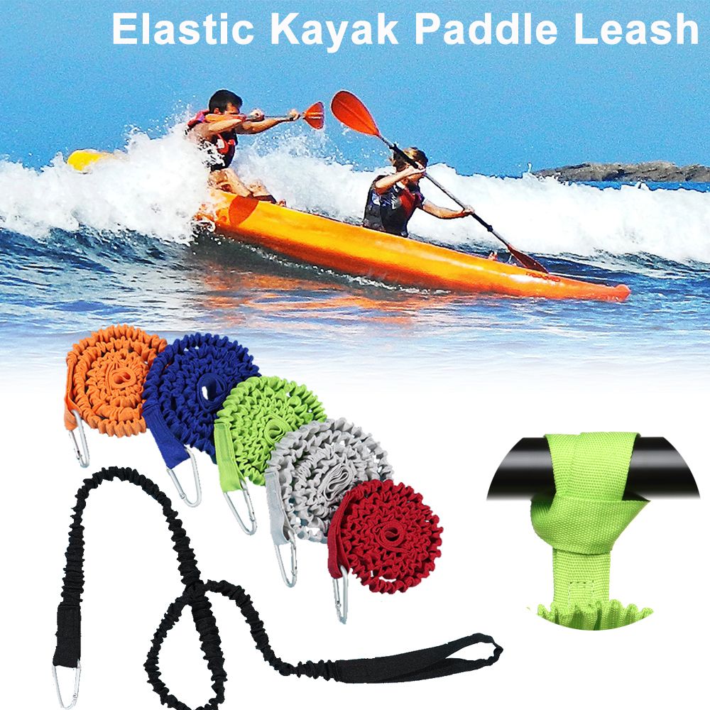 Adjustable Elastic Kayak Canoe - Fishing Kayak Paddle Leash 评论和价格