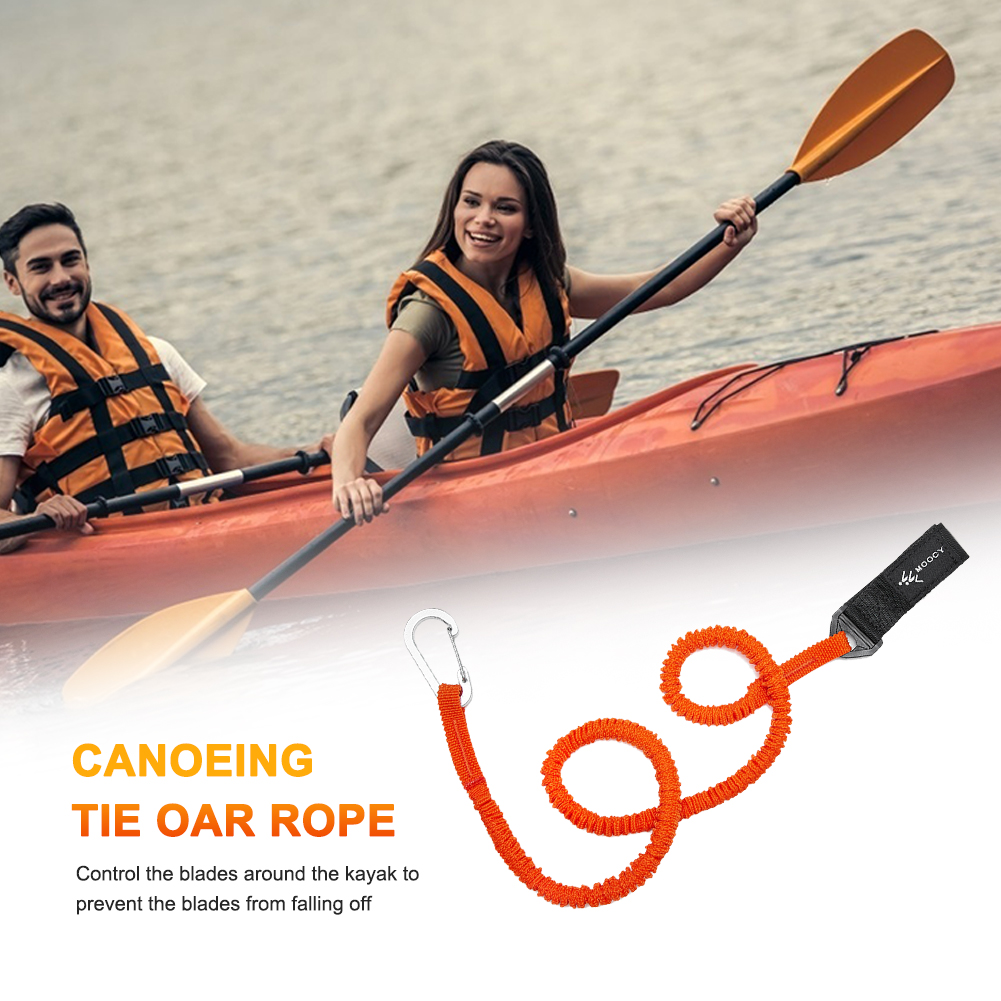 10-1PCS Elastic Kayak Canoe Pa - Fishing Kayak Paddle Leash 评论和价格