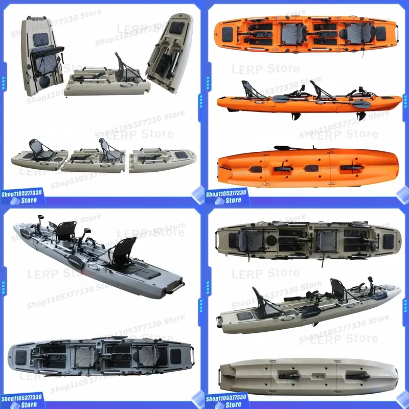 14.5FT Modular Kayak Double Se - Fishing Kayak Sit In 评论和价格