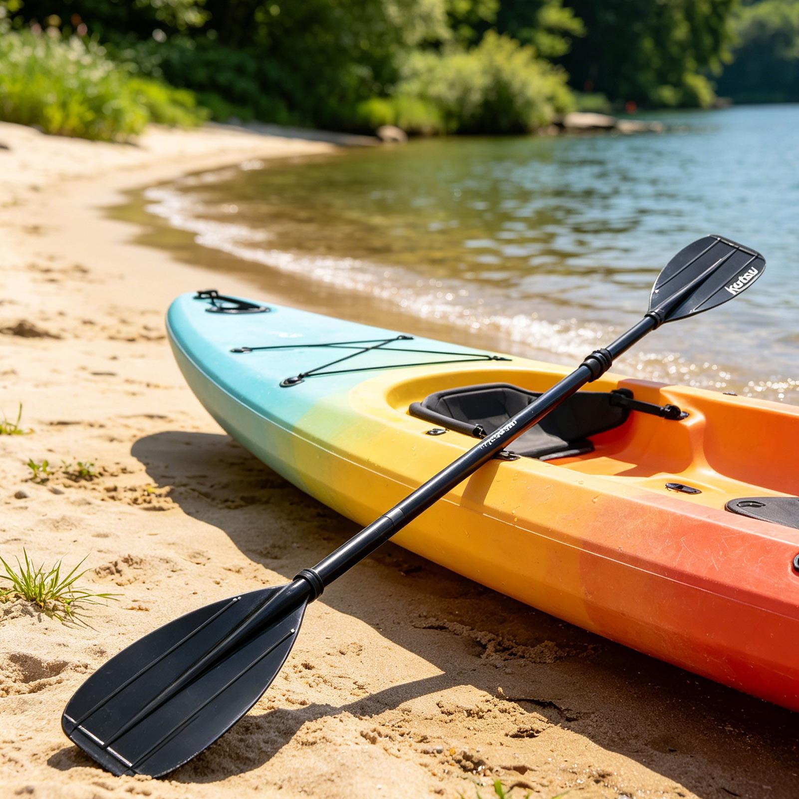 Carbon Fiber Paddle 2 Section  - Fishing Kayak Paddle 评论和价格