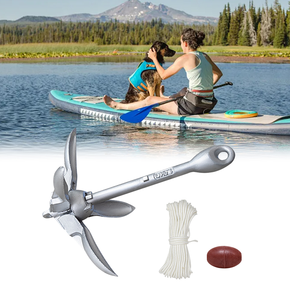 0.7/1.5KG Kayak Anchor Folding - Fishing Kayak Anchor 评论和价格