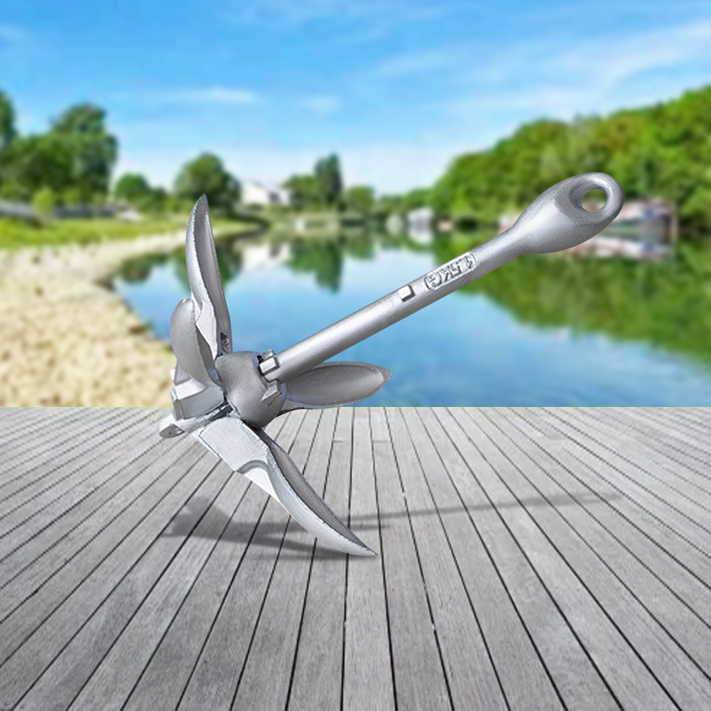 0.7/1.5KG Kayak Anchor Folding - Fishing Kayak Anchor 评论和价格