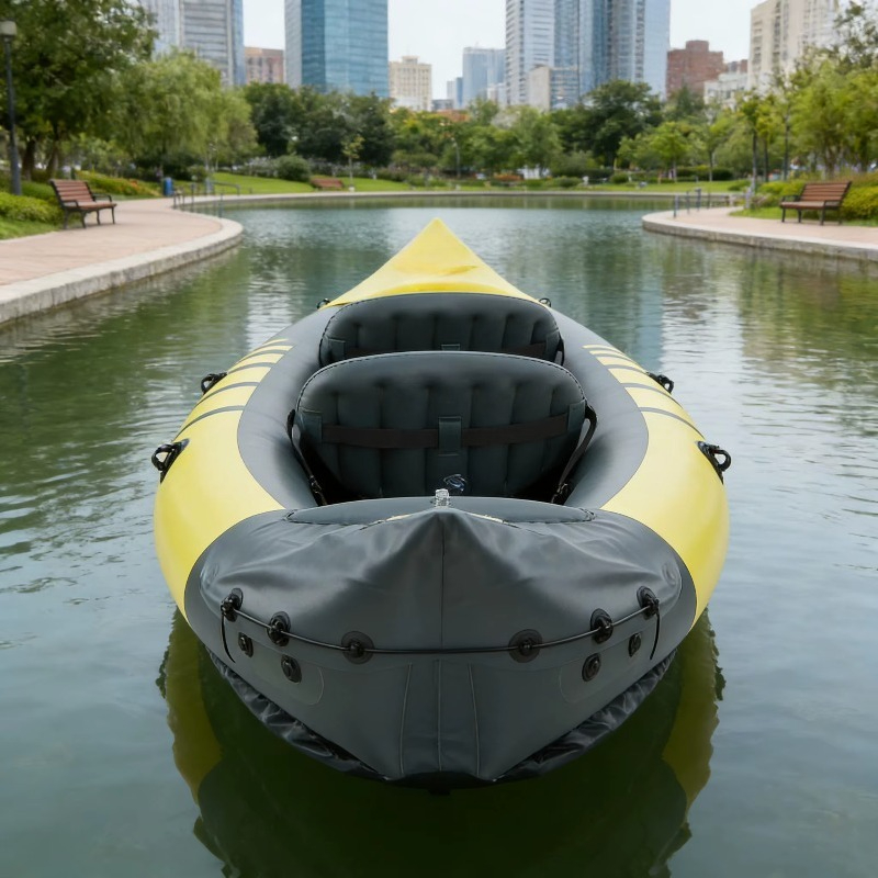 Double Seat Inflatable Fishing - Fishing Kayak Paddle 评论和价格