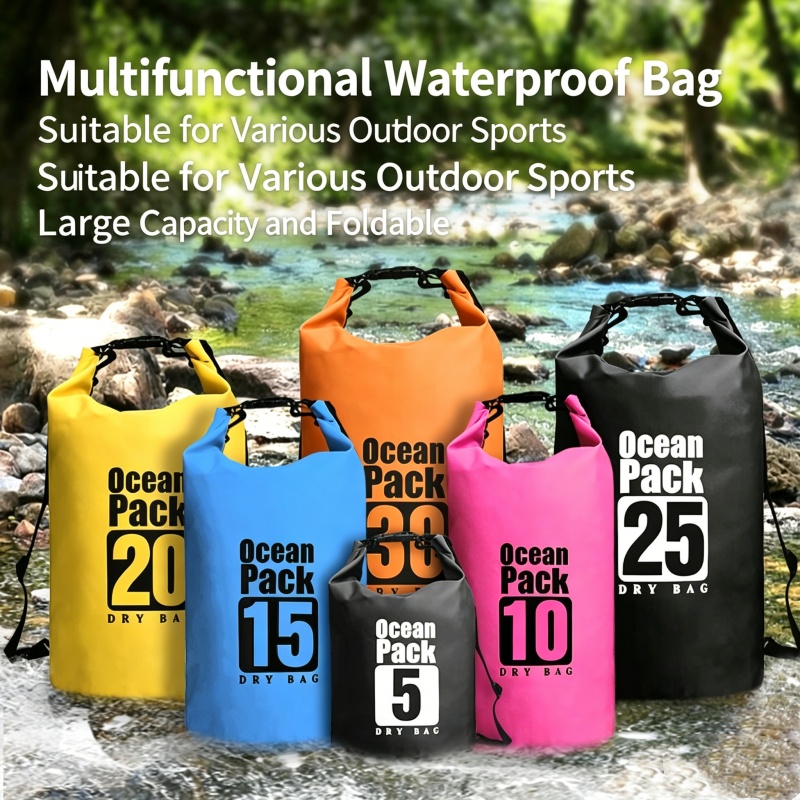 Swimming Waterproof Dry Bag 5L - Fishing Kayak Storage Bag 评论和价格