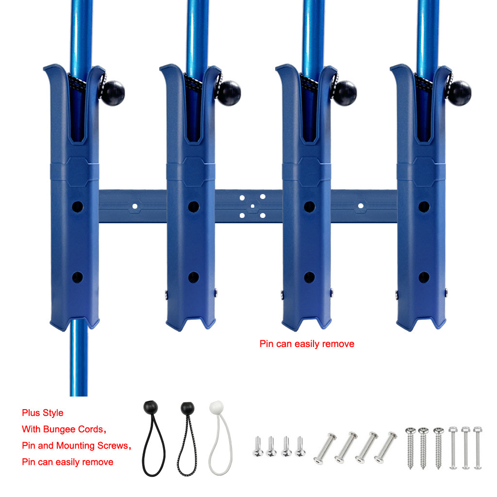 Adjustable Four Pole Plastic F - Fishing Kayak Rod Holder 评论和价格