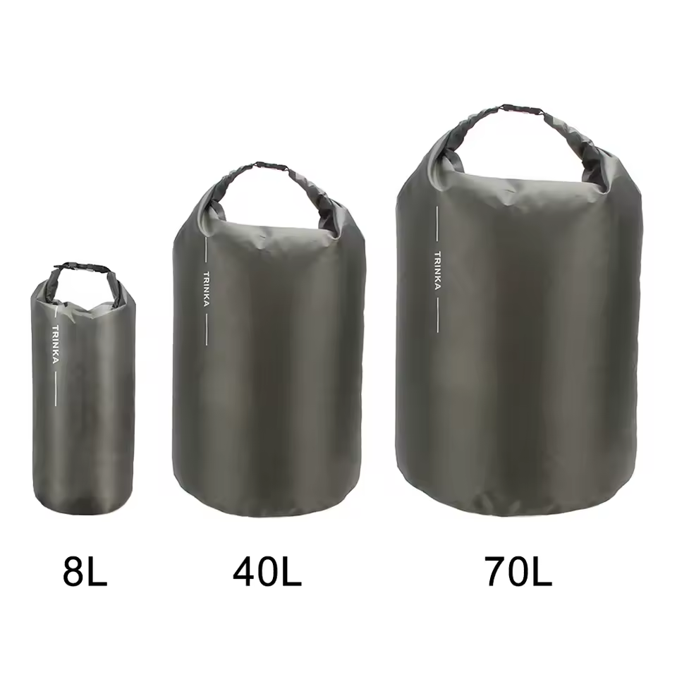 8L 40L 70L Roll‑Top Waterproof - Fishing Kayak Storage Bag 评论和价格