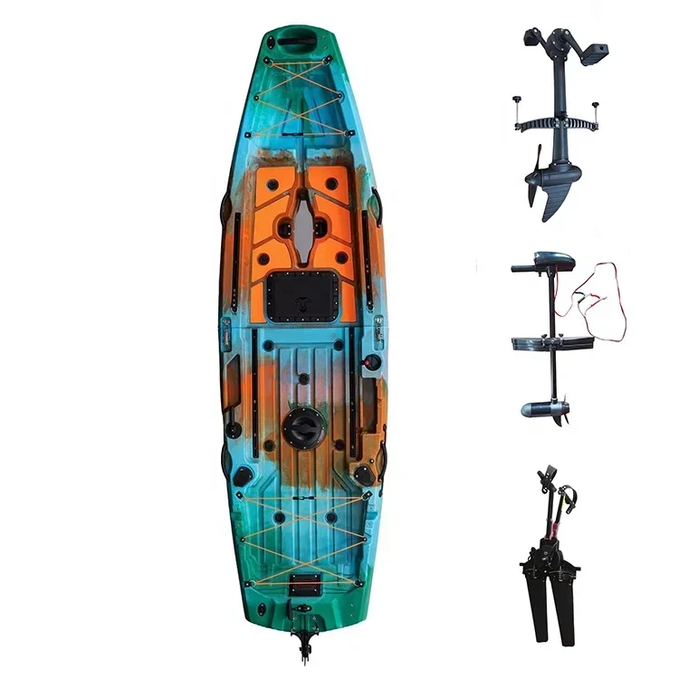 9.5ft 1 Person Folding Plastic - Fishing Kayak Pedal Drive 评论和价格