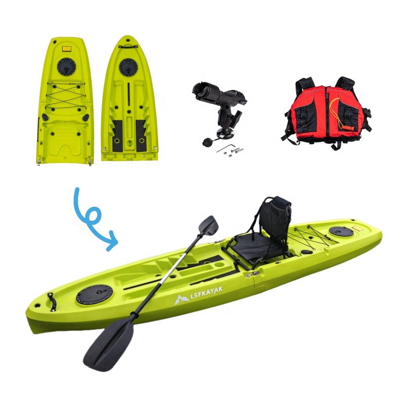LSF Novel 3.3Meter 11FT Split  - Fishing Kayak Sit On Top 评论和价格