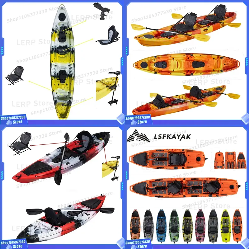2 Person Plastic Rigid Sit Ton - Fishing Kayak Sit In 评论和价格