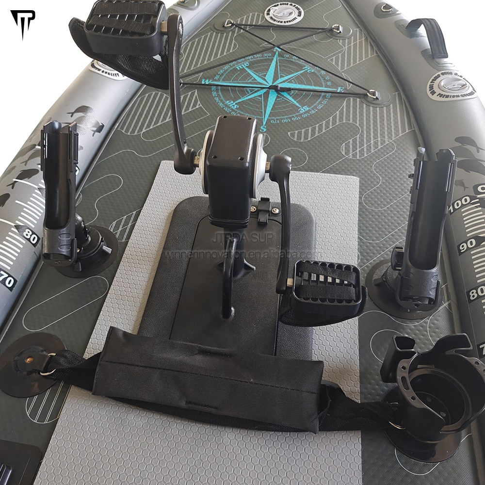 JTRDA 2024 New Inflatable Kaya - Fishing Kayak Pedal Drive 评论和价格